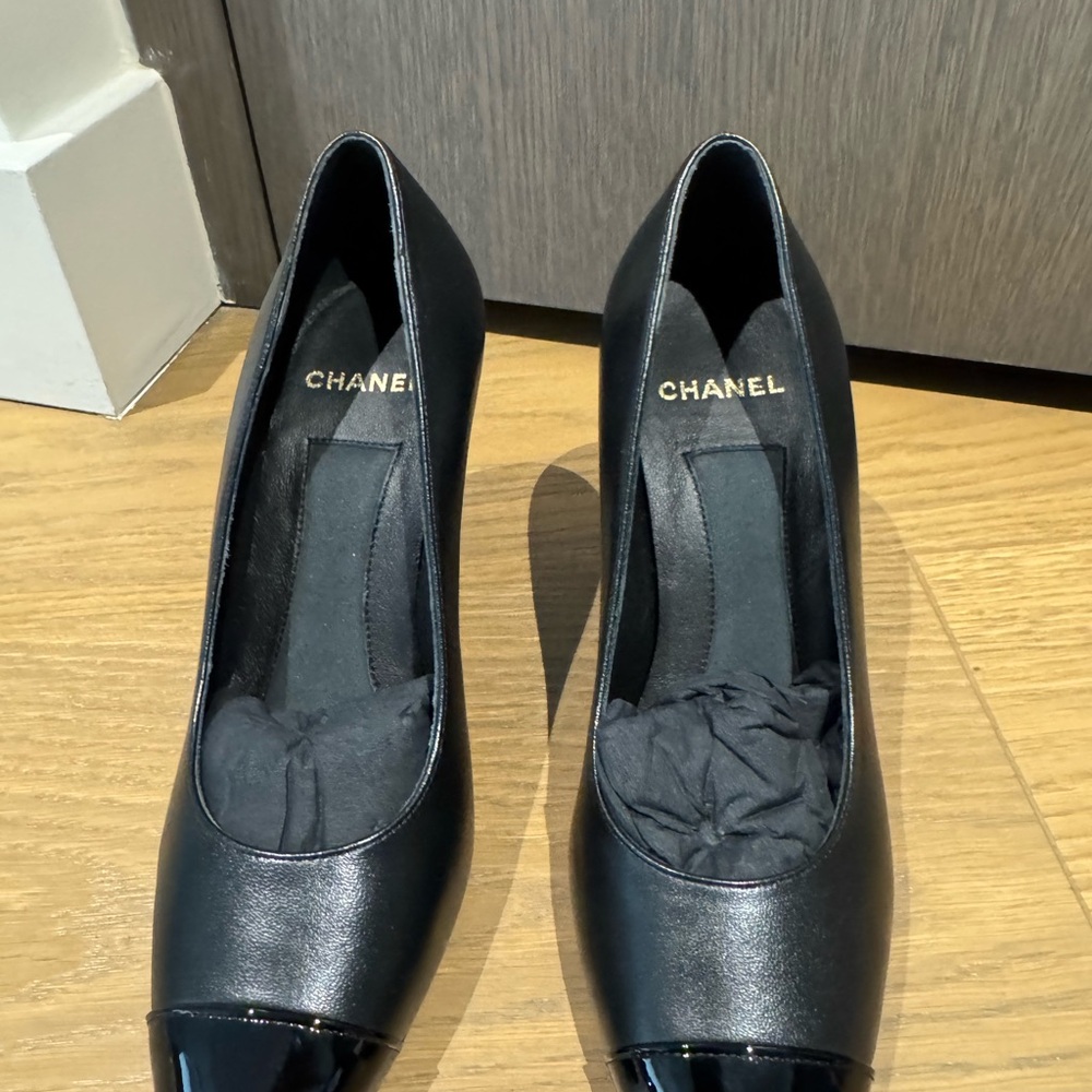 CHANEL Black Heels Elegant and Timeless
